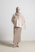 Beyhan Lyocell Blend Natural Shawl - Mink