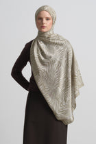 Nilda Lyocell Blend Natural Shawl - Çağla