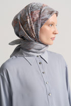 Rayiha %100 Twill İpek Eşarp - Havacı