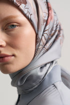 Rayiha %100 Twill İpek Eşarp - Havacı