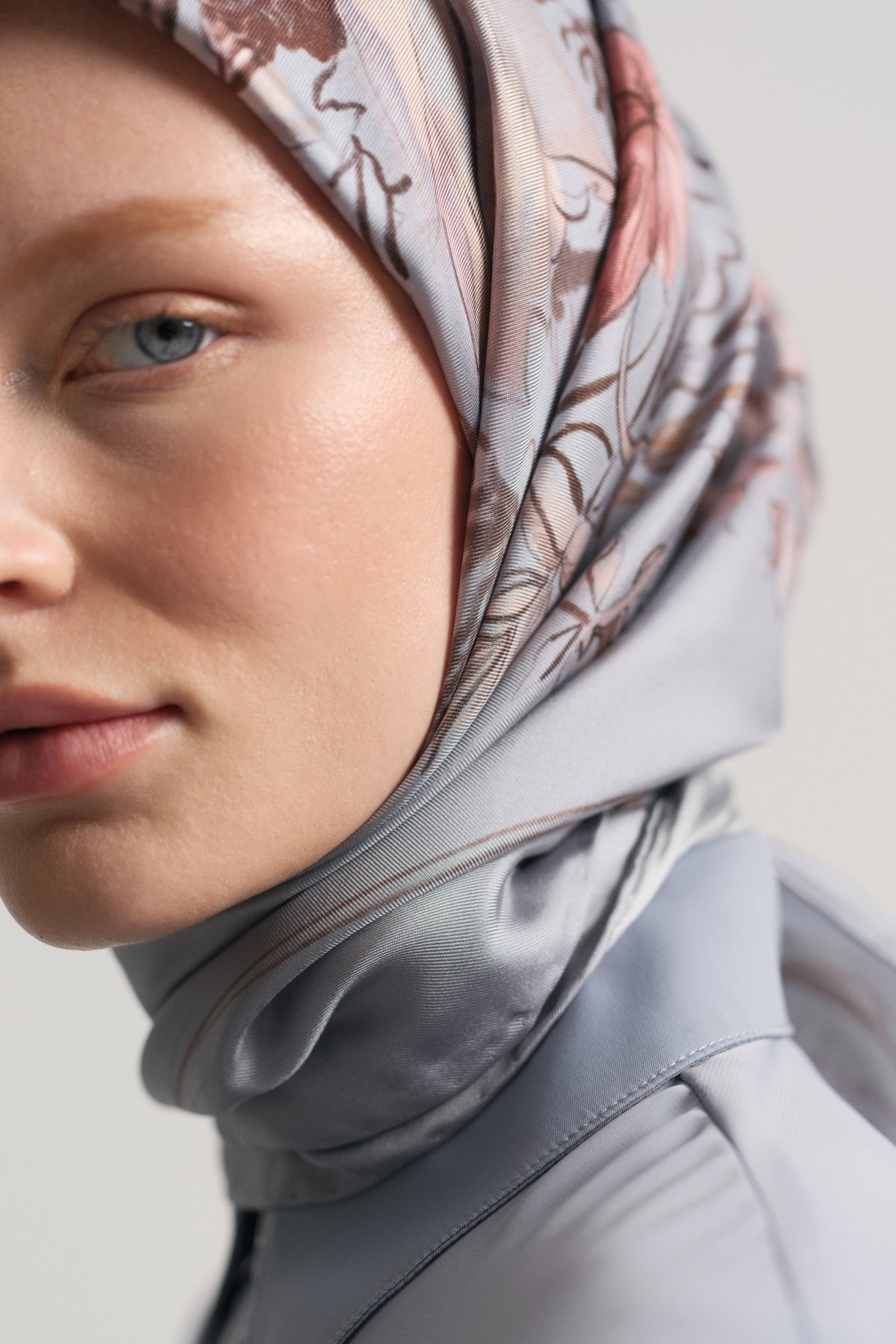 Rayiha %100 Twill İpek Eşarp - Havacı