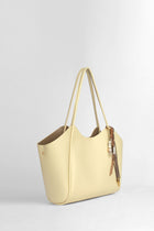 Geometrik Kanatlı Tote Çanta - Sarı TUĞBA