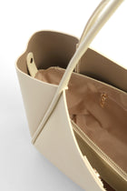 Geometrik Kanatlı Tote Çanta - Sarı TUĞBA
