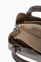 Dikiş Detaylı Kol Çantası - Acı Kahve TUGBA