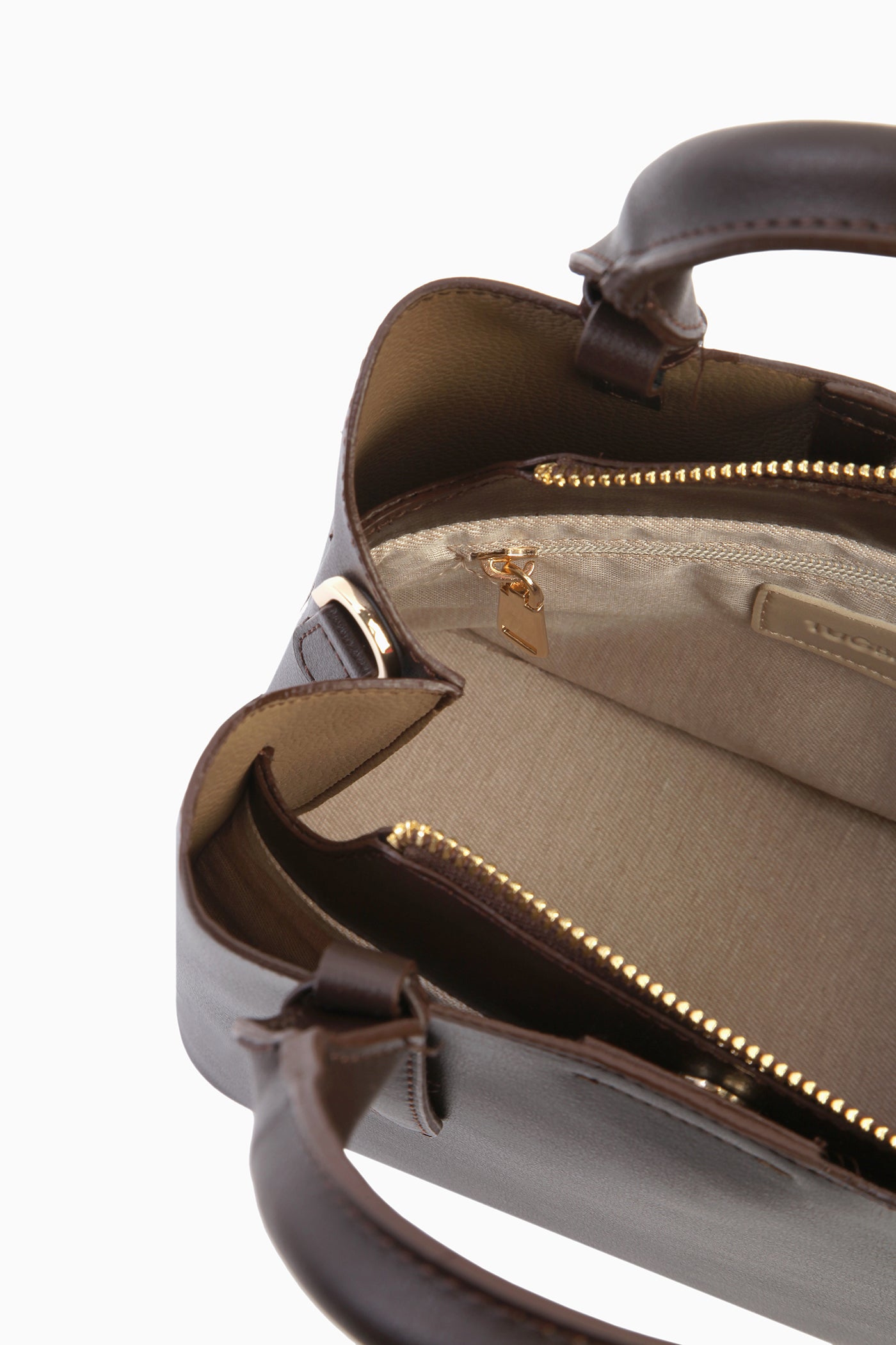 Dikiş Detaylı Kol Çantası - Acı Kahve TUGBA