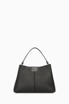 Tek Askılı Üçgen Çanta - Siyah TUGBA