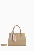 Fular Detaylı Çanta - Vizon TUGBA