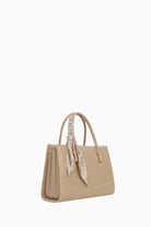 Fular Detaylı Çanta - Vizon TUGBA