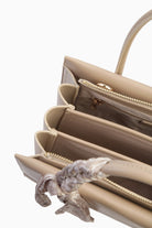 Fular Detaylı Çanta - Vizon TUGBA