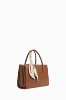 Fular Detaylı Çanta - Kahve TUGBA