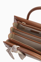 Fular Detaylı Çanta - Kahve TUGBA