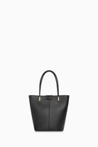 Ortası Dikiş Detaylı Kova Çanta - Siyah TUGBA