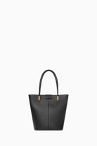 Ortası Dikiş Detaylı Kova Çanta - Siyah TUGBA