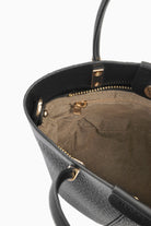 Ortası Dikiş Detaylı Kova Çanta - Siyah TUGBA