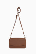 Üç Bölmeli Askılı Çanta - Kahve TUGBA