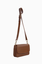 Üç Bölmeli Askılı Çanta - Kahve TUGBA