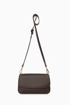 Üç Bölmeli Askılı Çanta - Acı Kahve TUGBA