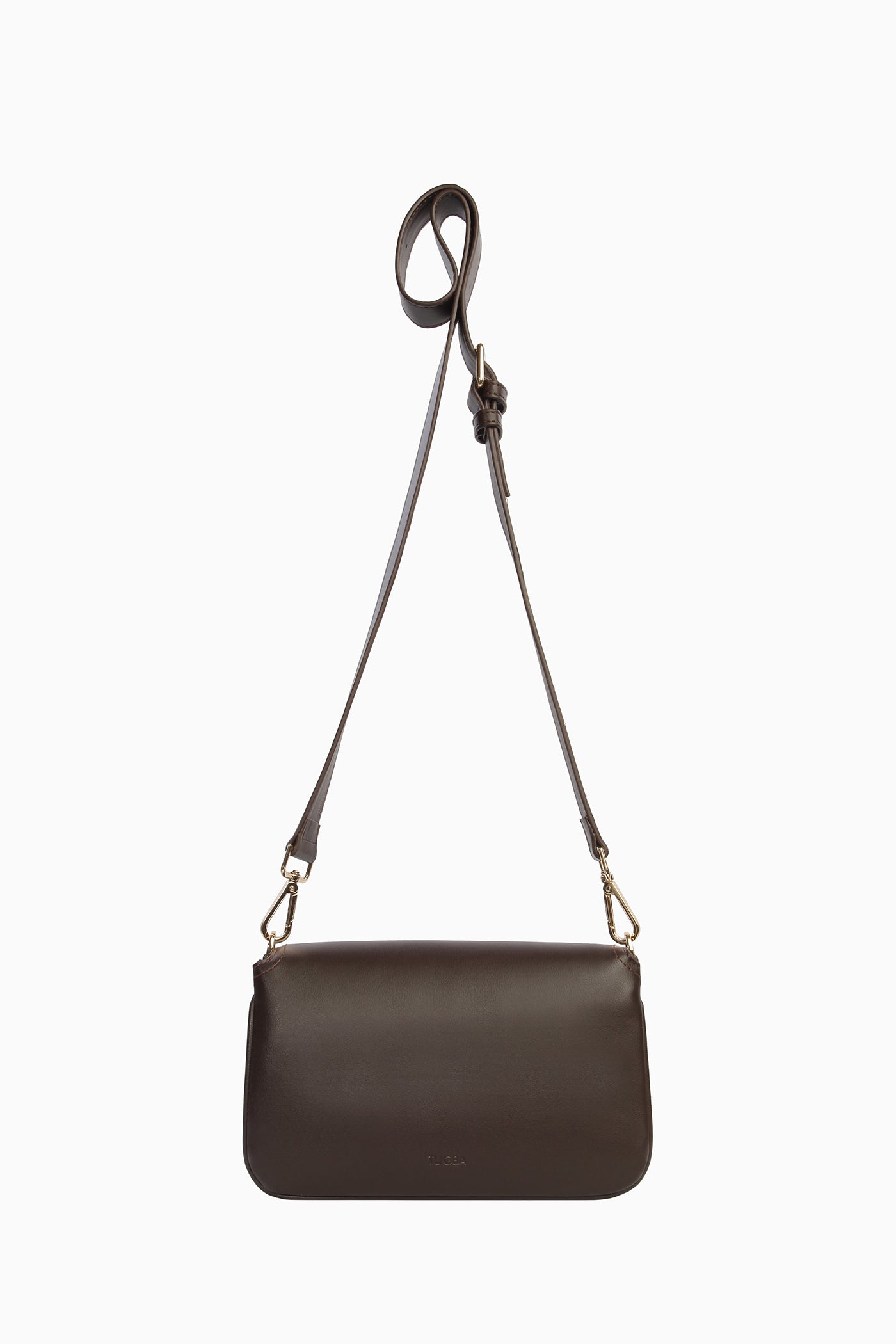 Üç Bölmeli Askılı Çanta - Acı Kahve TUGBA