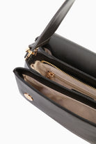 Üç Bölmeli Askılı Çanta - Siyah TUGBA