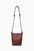 İnce Askılı Ortası Dikişli Çanta - Bordo TUGBA