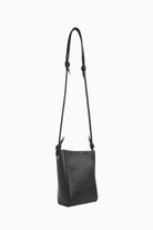 İnce Askılı Ortası Dikişli Çanta - Siyah TUGBA