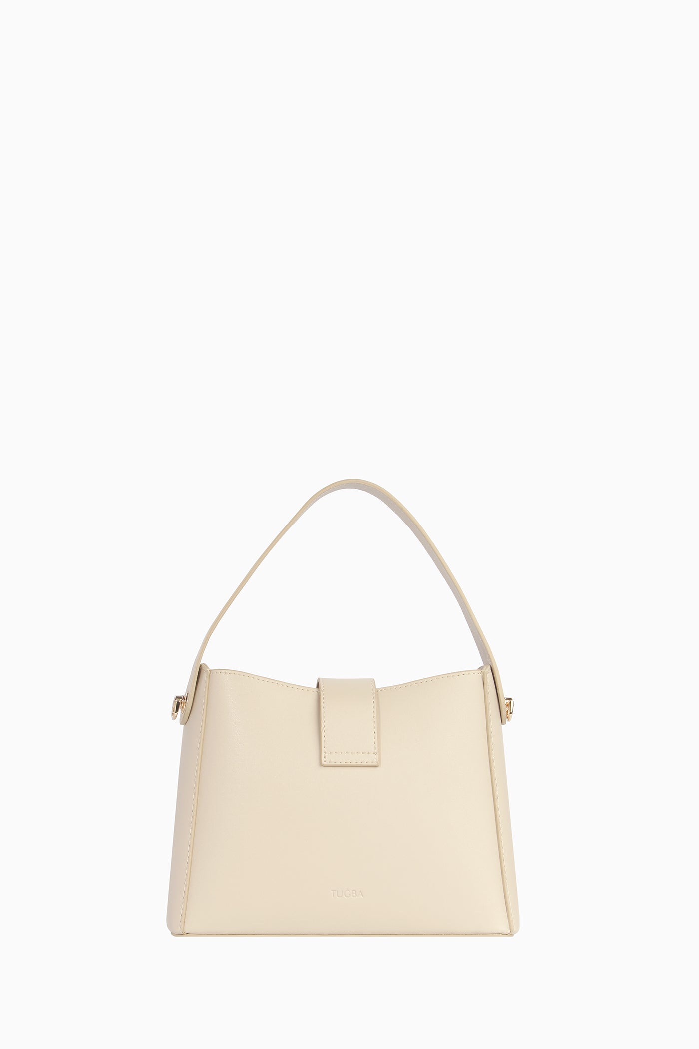 Tokalı Çanta - Krem TUGBA