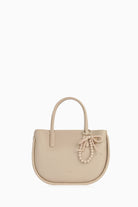 Örgü Detaylı Askılı Çanta - Bej TUGBA