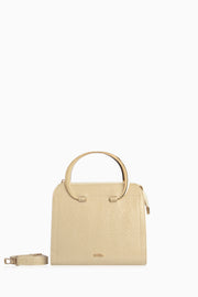 Gold Kulplu Çanta - Krem TUGBA