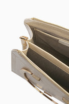 Gold Kulplu Çanta - Krem TUGBA