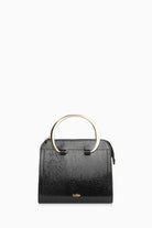 Gold Kulplu Çanta - Siyah TUGBA