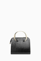 Gold Kulplu Çanta - Siyah TUGBA