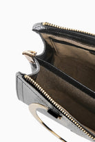 Gold Kulplu Çanta - Siyah TUGBA