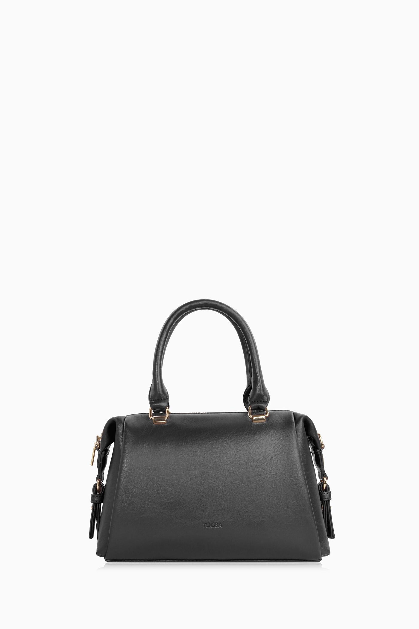 Arkası Fermuar Detaylı Çanta - Siyah TUGBA
