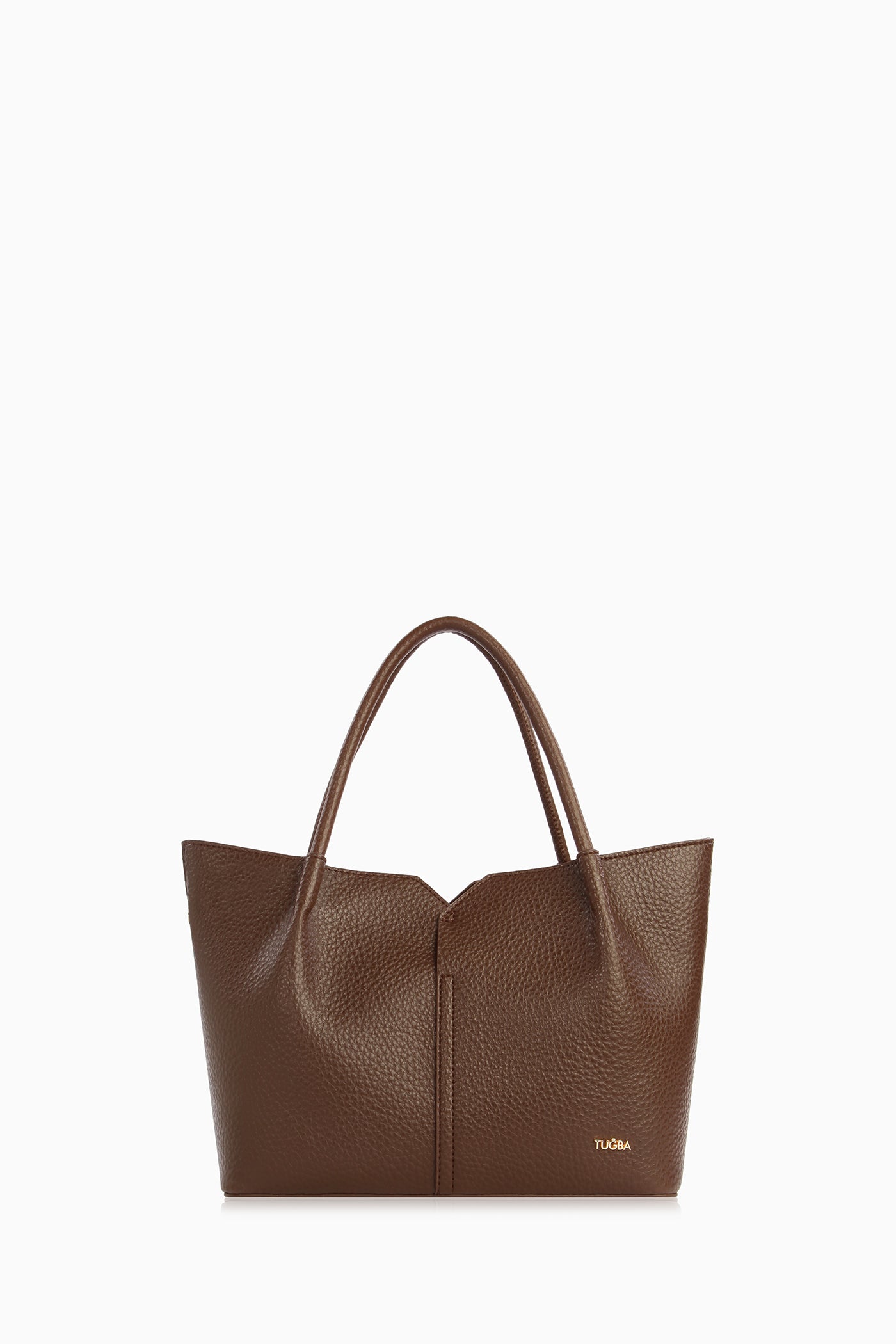 Aksesuar Detaylı Çanta - Kahve TUGBA