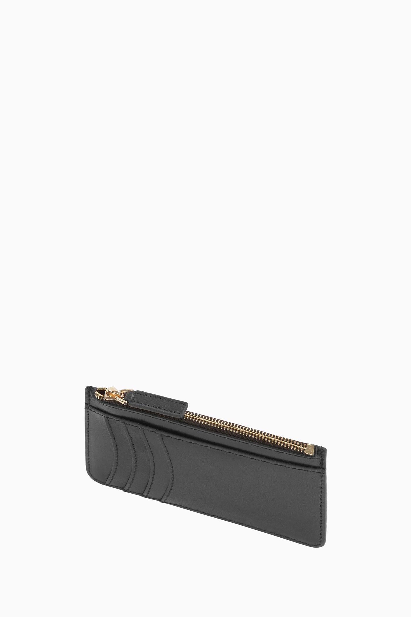 Fermuarlı Deri Kartlık - Siyah TUGBA