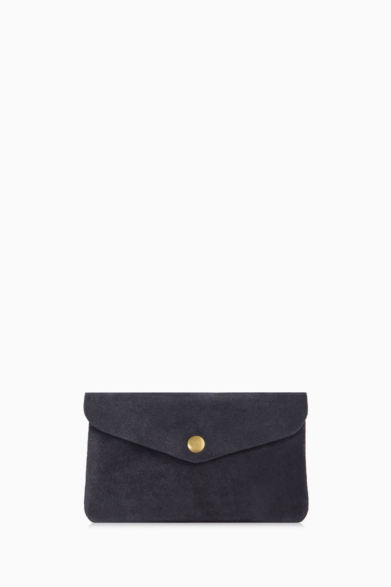 Deri Zarf Cüzdan - Lacivert TUGBA