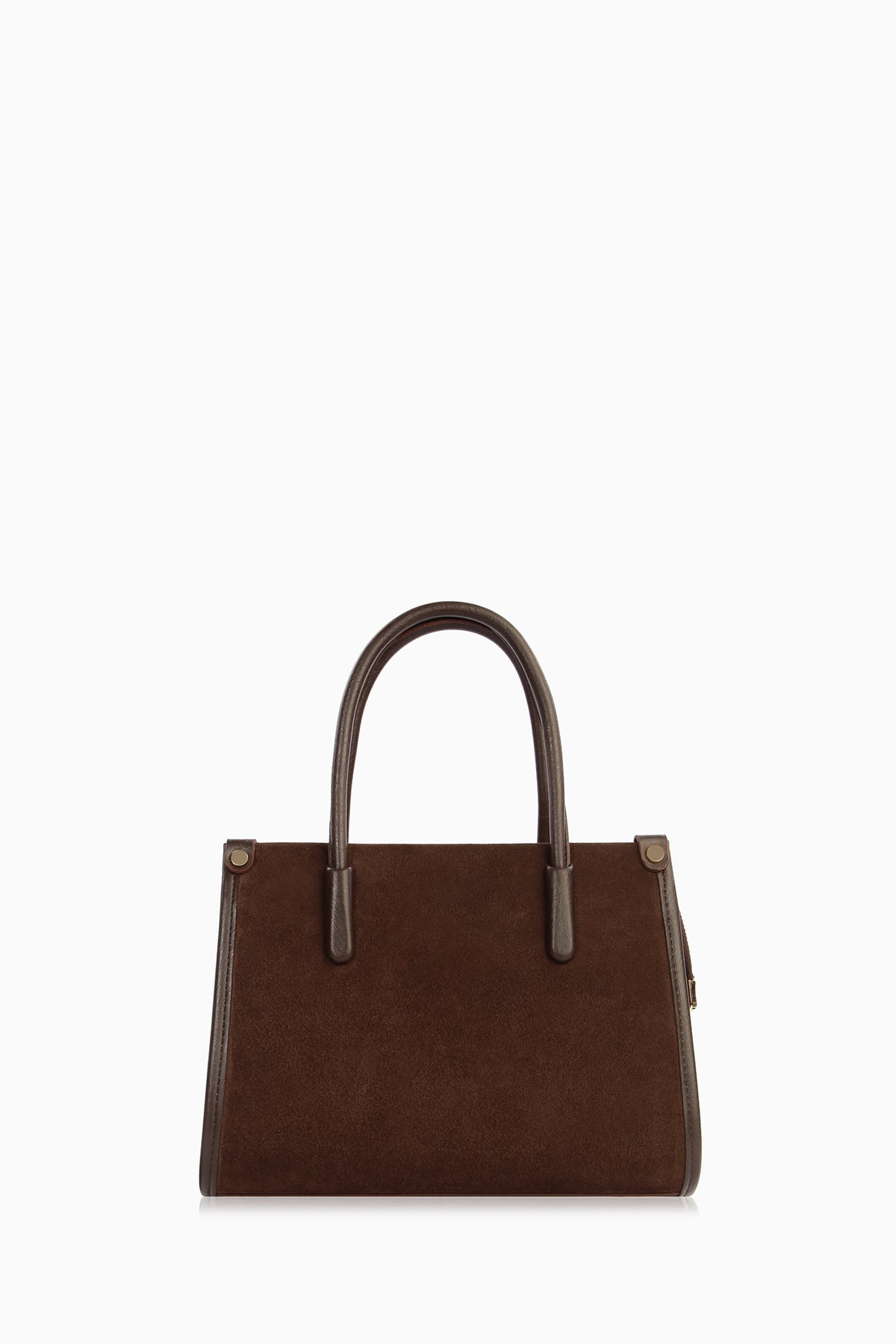 Suede Shoulder Bag - Coffee
