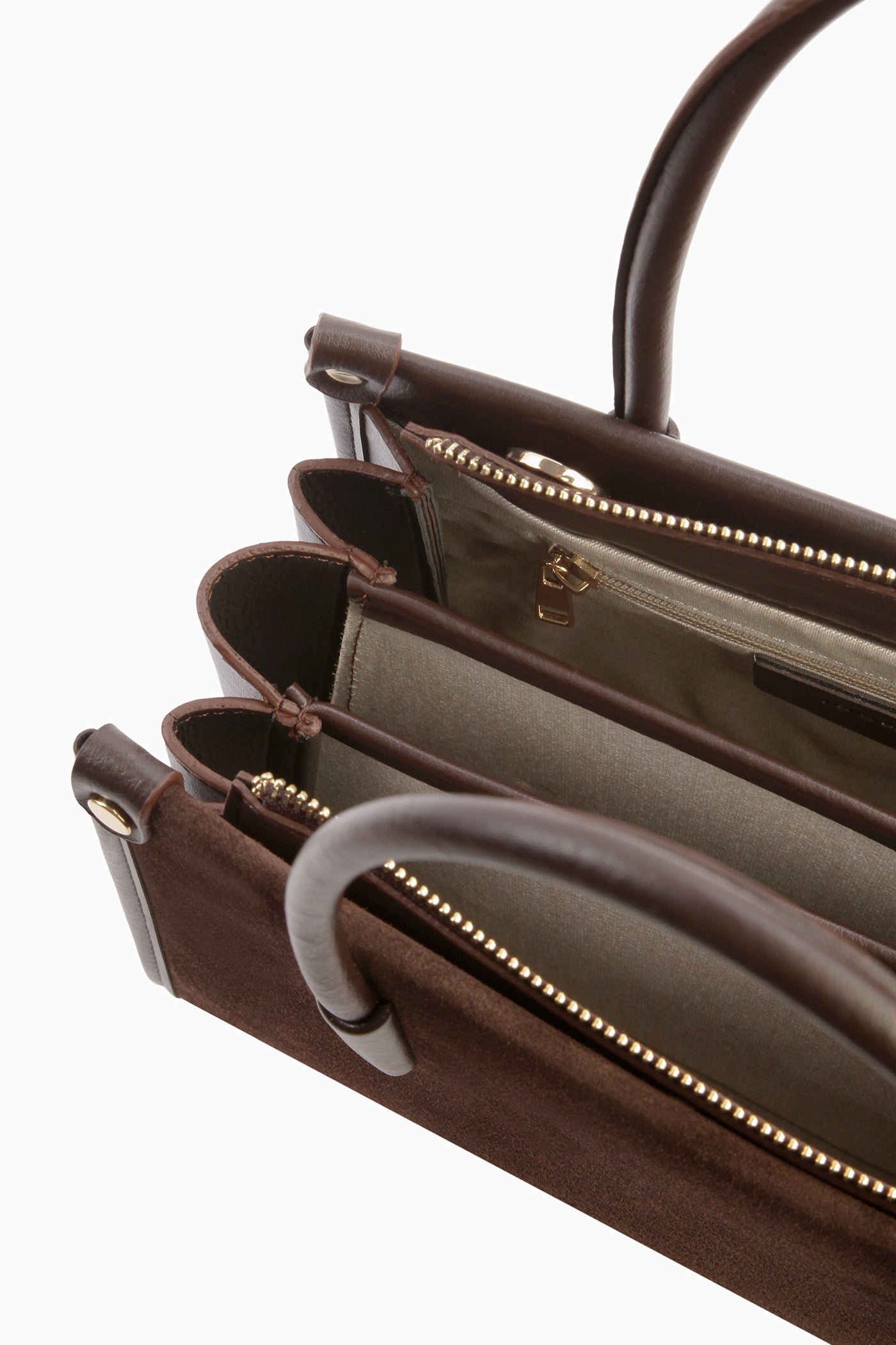 Süet Kol Çantası - Kahve TUGBA