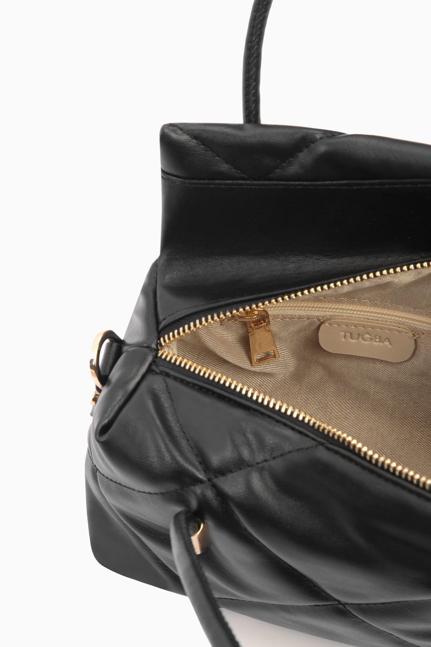 Baklava Dilimli Çanta - Siyah TUGBA