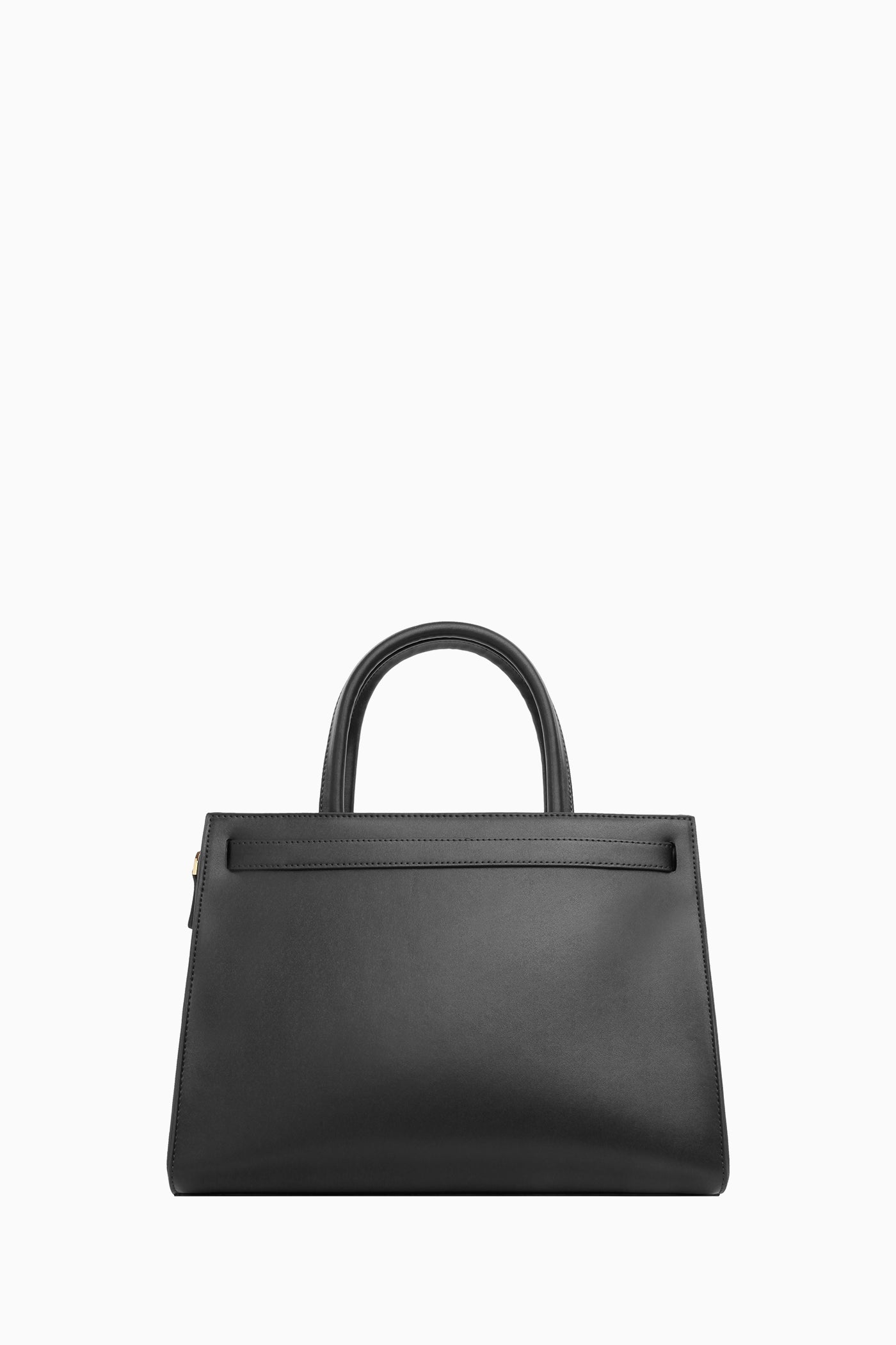 Kemer Detaylı Süet Çanta - Siyah TUGBA