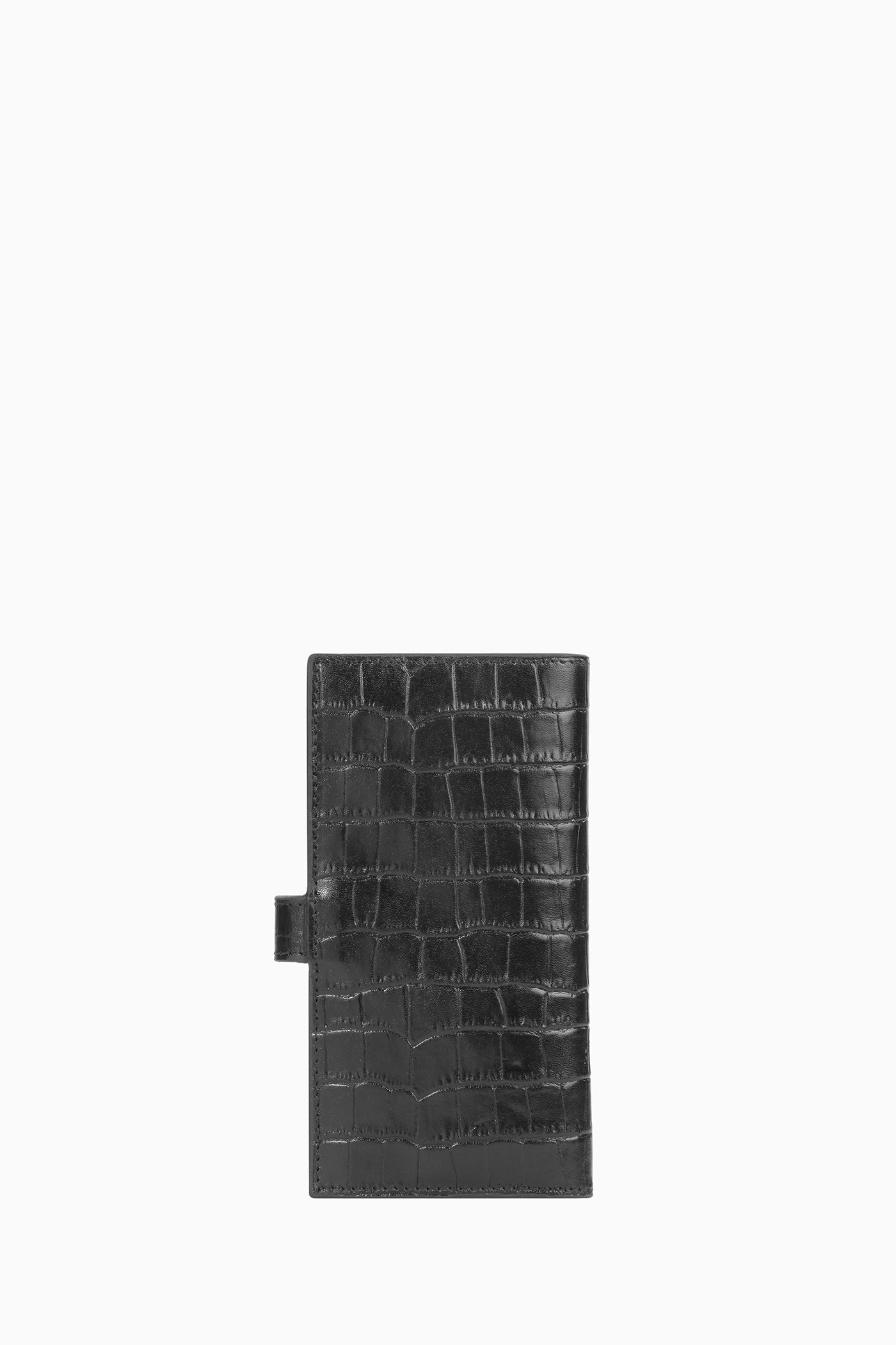 Deri Krokodil Cüzdan - Siyah TUGBA