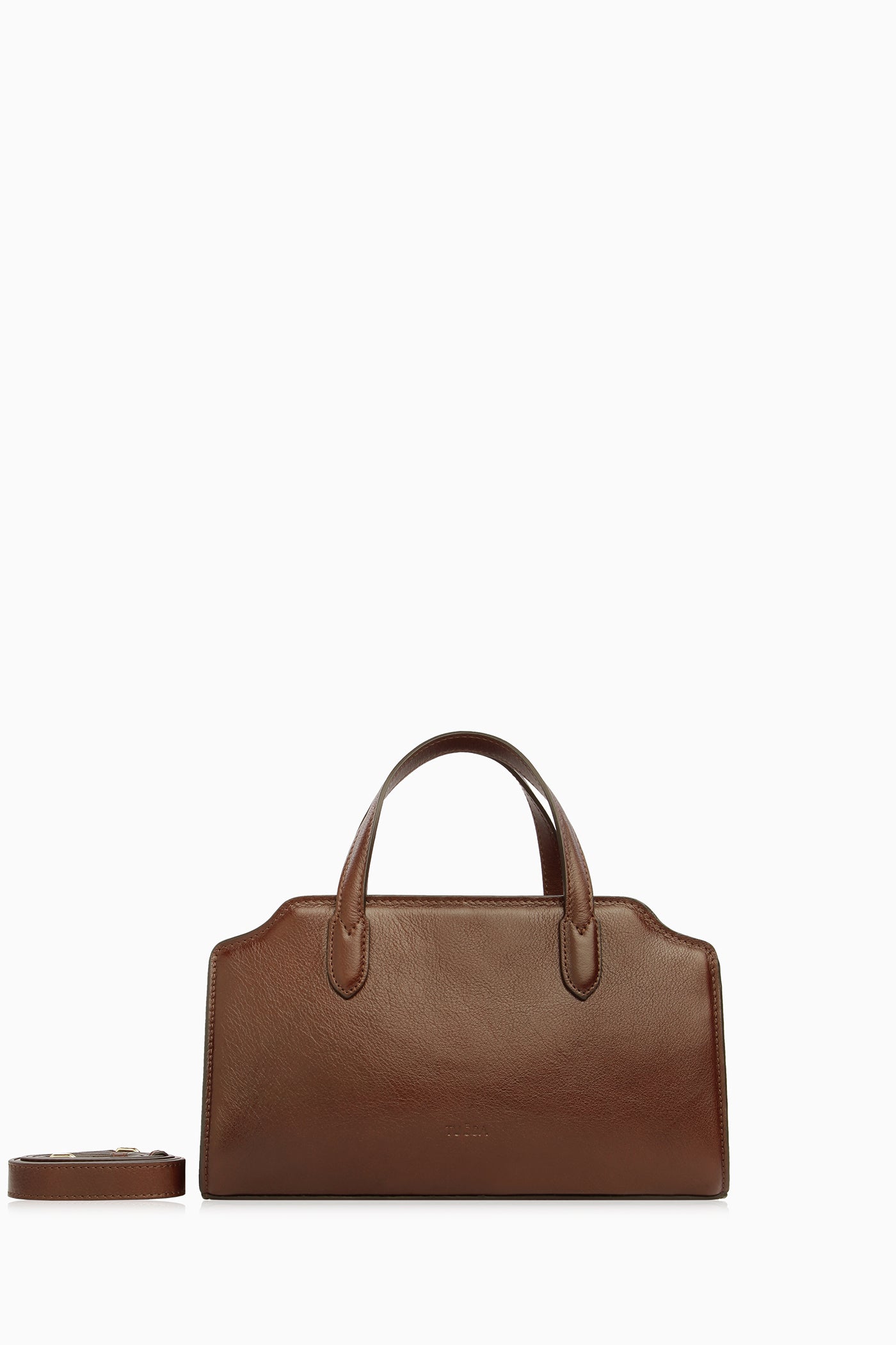 Kısa Kulplu Çanta - Kahve TUGBA