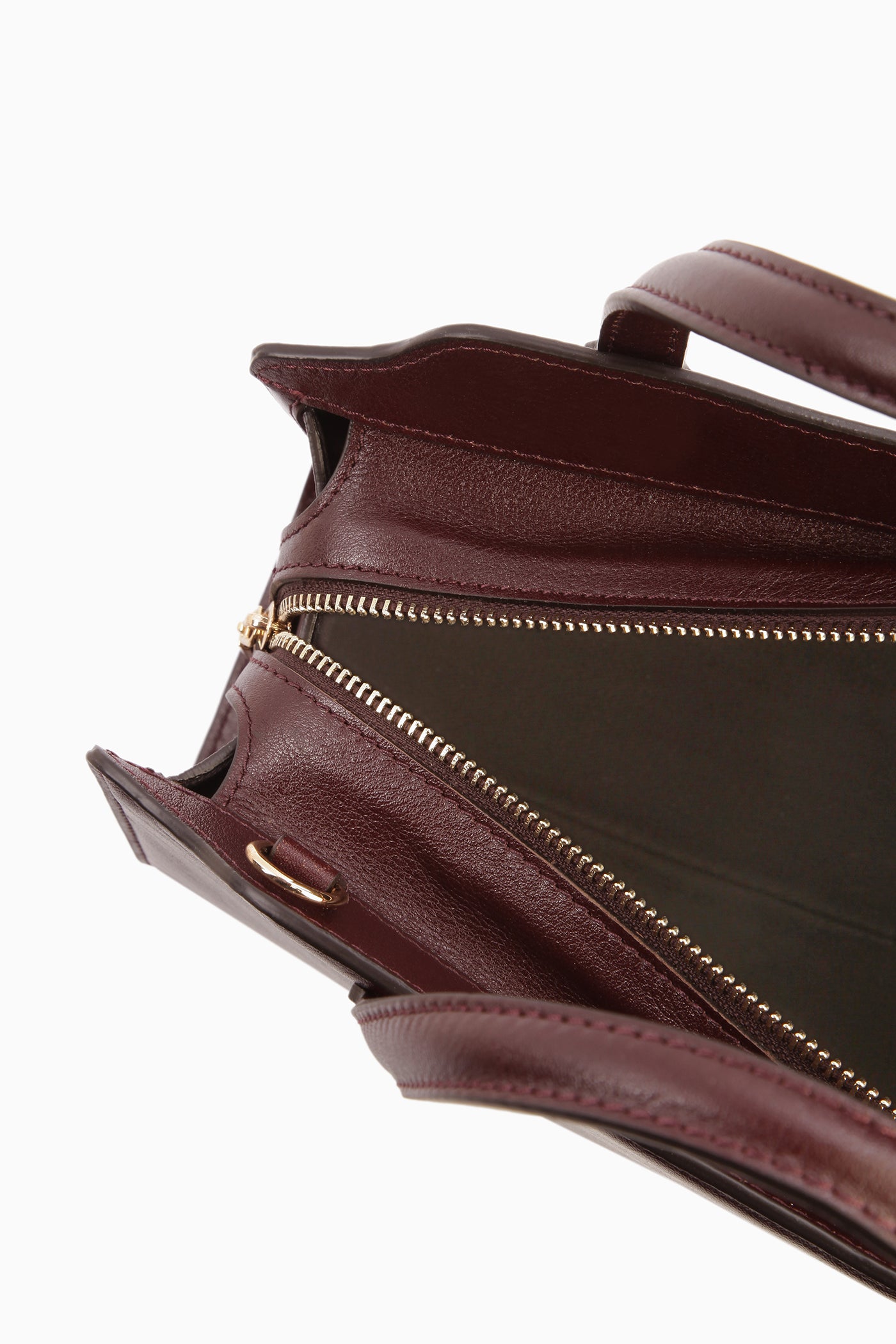 Kısa Kulplu Çanta - Bordo TUGBA