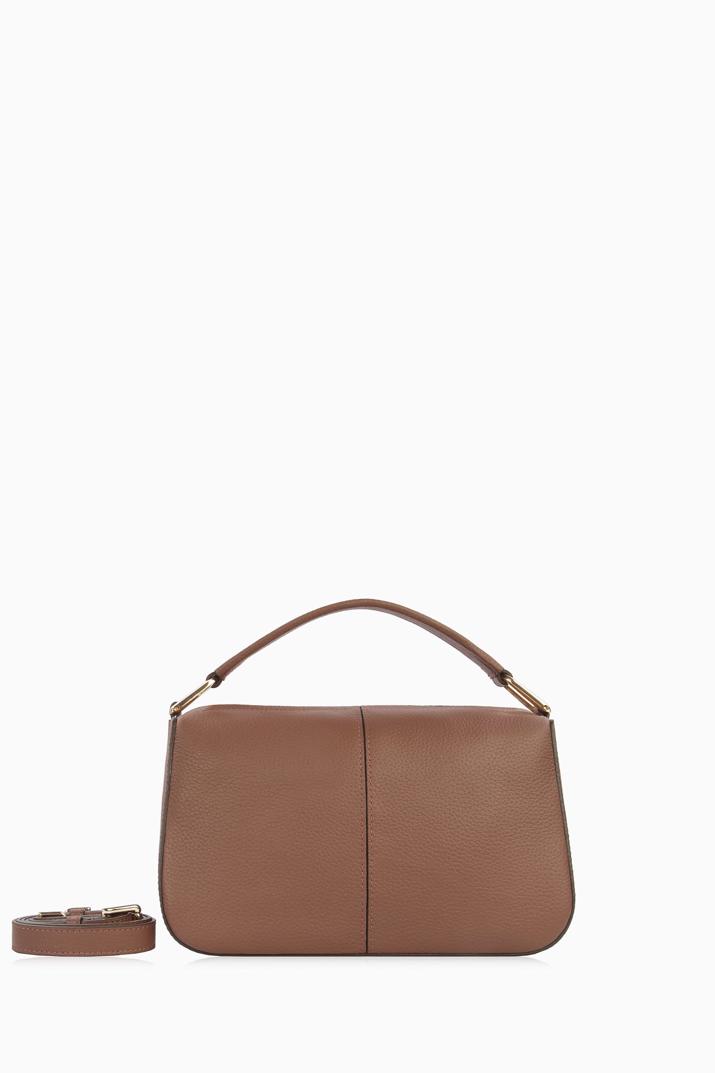 Mini Deri Çanta - Acı Kahve TUGBA