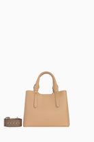 Askısı Desenli Kol Çantası - Camel TUGBA