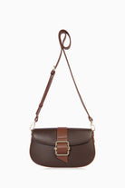 Kemer Tokalı Çanta - Kahve TUGBA