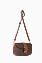 Kemer Tokalı Çanta - Kahve TUGBA