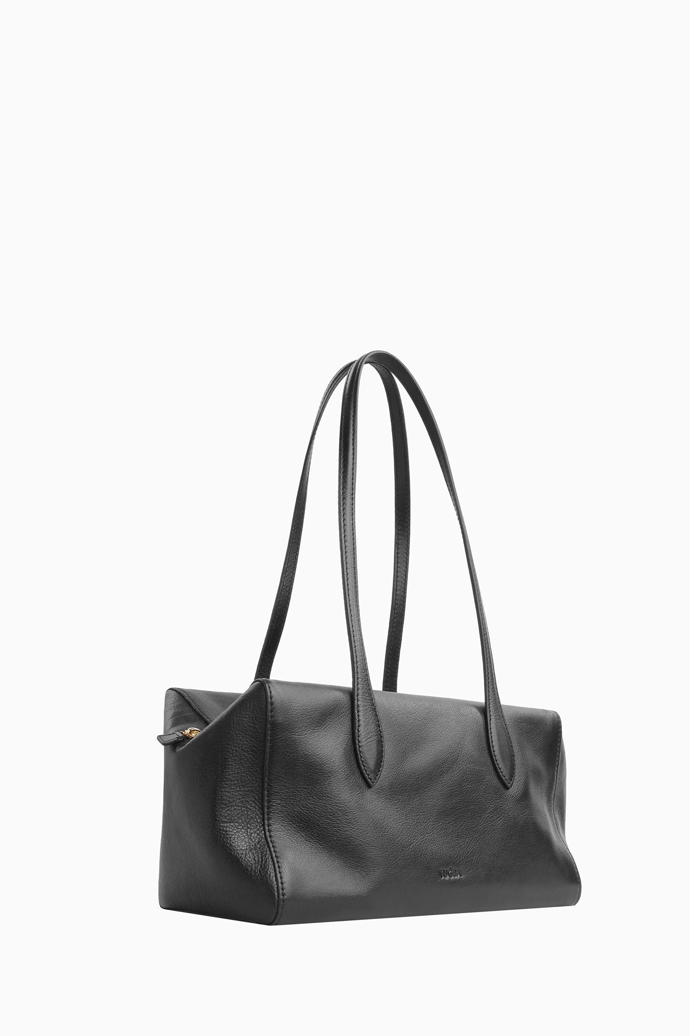 Deri Dikdörtgen Çanta - Siyah TUGBA