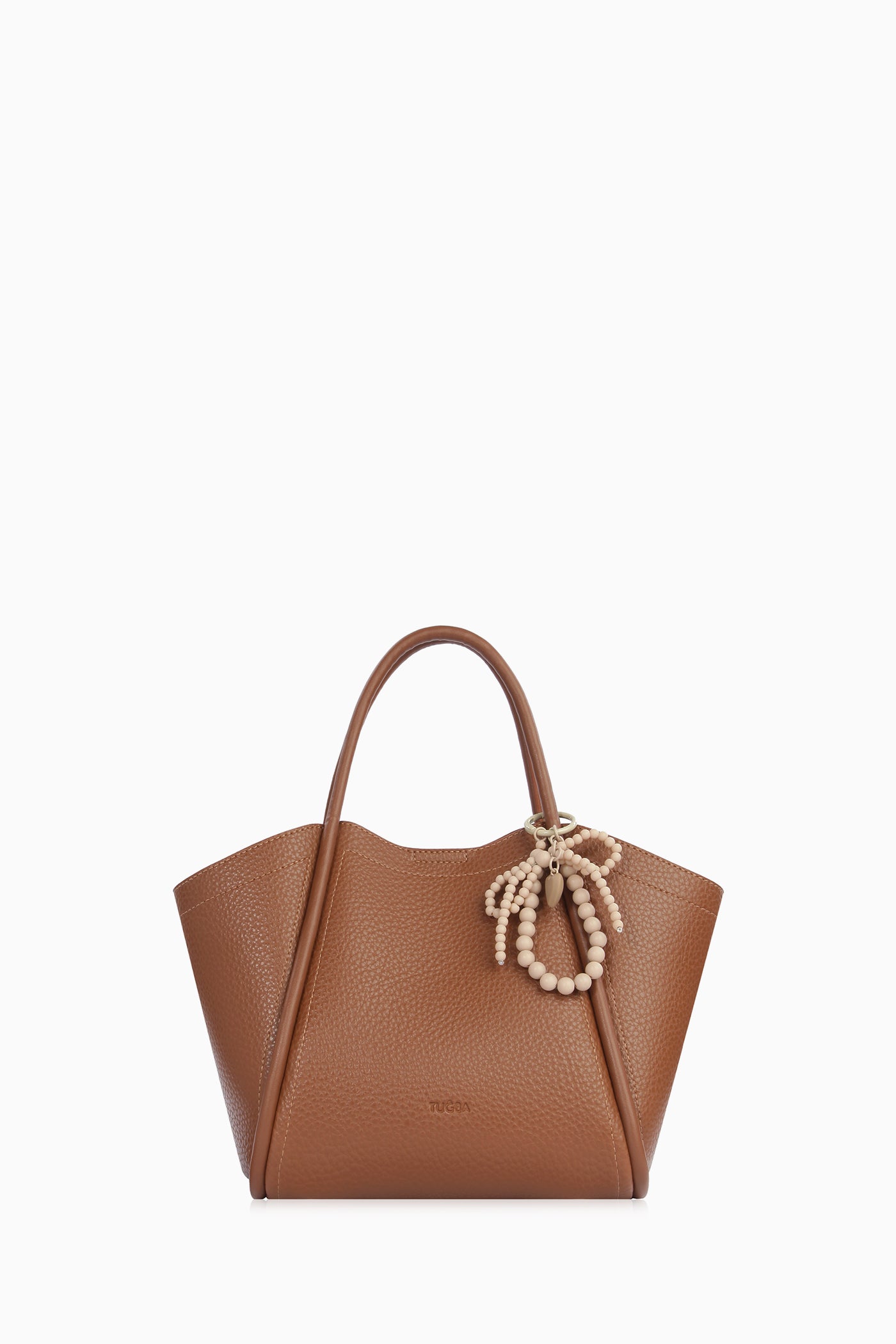 Aksesuar Detaylı Çanta - Taba TUGBA