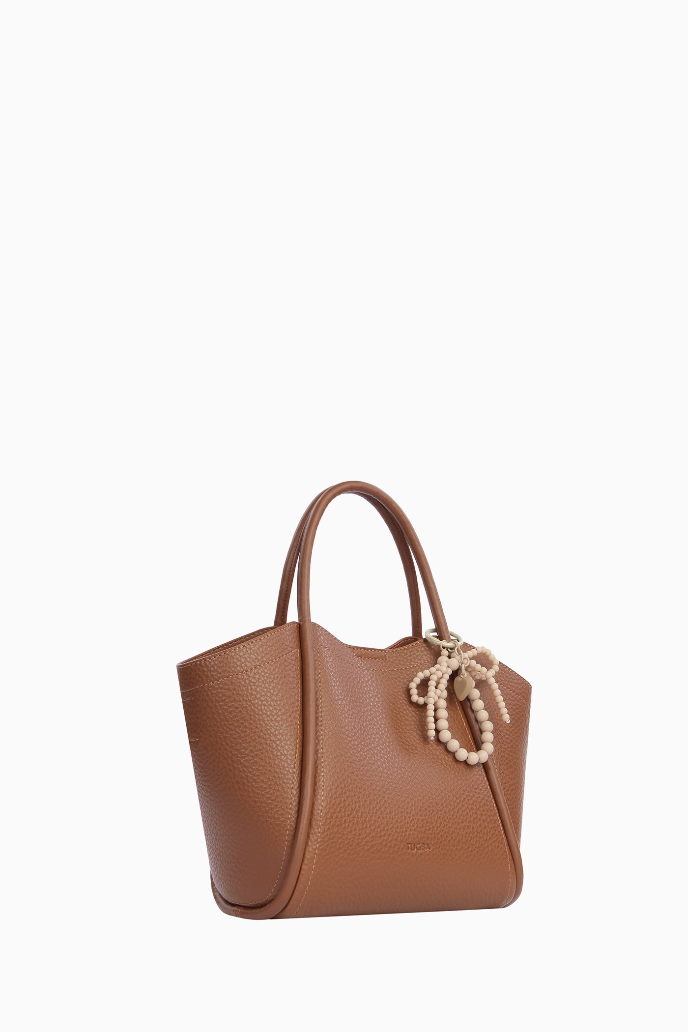 Aksesuar Detaylı Çanta - Taba TUGBA